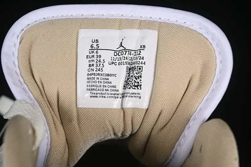 All categories Air Jordan Jordan series basketball shoes Air Jordan 1 Low Air Jordan 1 Low AJ1 Joe 1 off-white low-top cultural and leisure sports sneakers DC0774-112